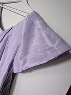 Ginger & Smart Flutter Sleeve Blouse Lavender Women's Size 8 - Image 2