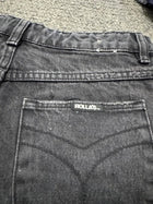 Rolla's Dusters High Rise Slim Black Denim Shorts Size 28 - Image 4