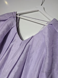 Ginger & Smart Flutter Sleeve Blouse Lavender Women's Size 8 - Image 3
