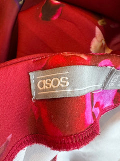 ASOS Red Floral Mini Skirt - Image 6