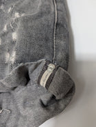 One Teaspoon Hawks Denim Shorts Distressed Grey - Image 2