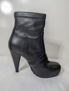 Proenza Schouler Black Leather Platform Ankle Boots - Image 5