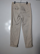Vince Cotton Blend Chino Trousers Beige Size 4 - Image 3