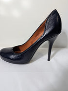 Lanvin Patent Leather High Heel Pumps Black EU 38 - Image 4