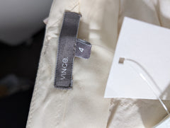Vince Cotton Blend Chino Trousers Beige Size 4 - Image 4
