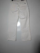 Reiko Paulin High-Waisted Button-Fly Jeans White Size 26 - Image 4