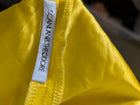Scanlan Theodore Silk Spaghetti Strap Dress Yellow Size 10 - Image 5