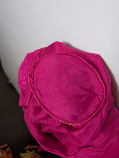 Silkstar Vintage Silk Button-Down Shirt - Vibrant Hot Pink Statement Piece - Image 6