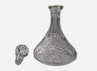 Vintage Cut Crystal Glass Decanter - Hobstar & Pinwheel Pattern - Image 9