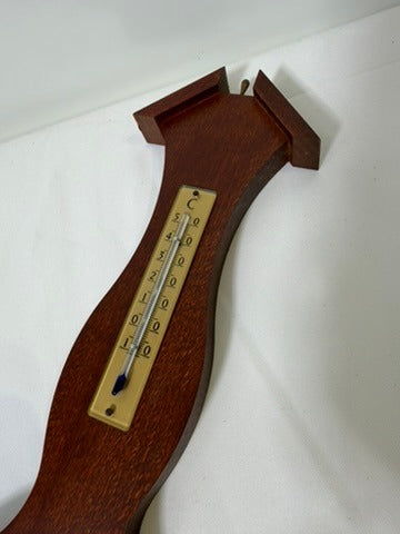 Vintage Fischer Wall-Mounted Weather Station - Barometer, Thermometer, Hygrometer - Image 9