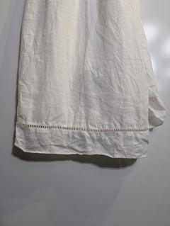 Zara Woman Embroidered Linen Blend Sundress White & Blue Floral Size S - Image 9
