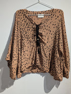 Auguste Animal Print Oversized Kimono-Style Blouse - Women's AU 14 - Image 9
