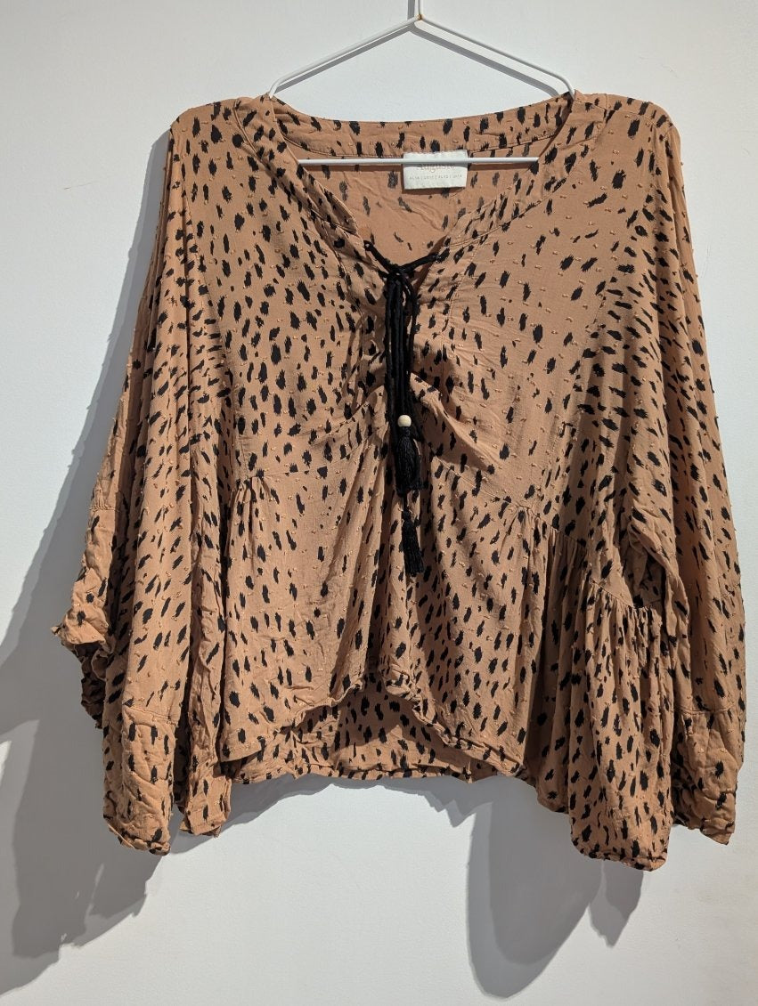 Auguste Animal Print Oversized Kimono-Style Blouse - Women's AU 14 - Image 9