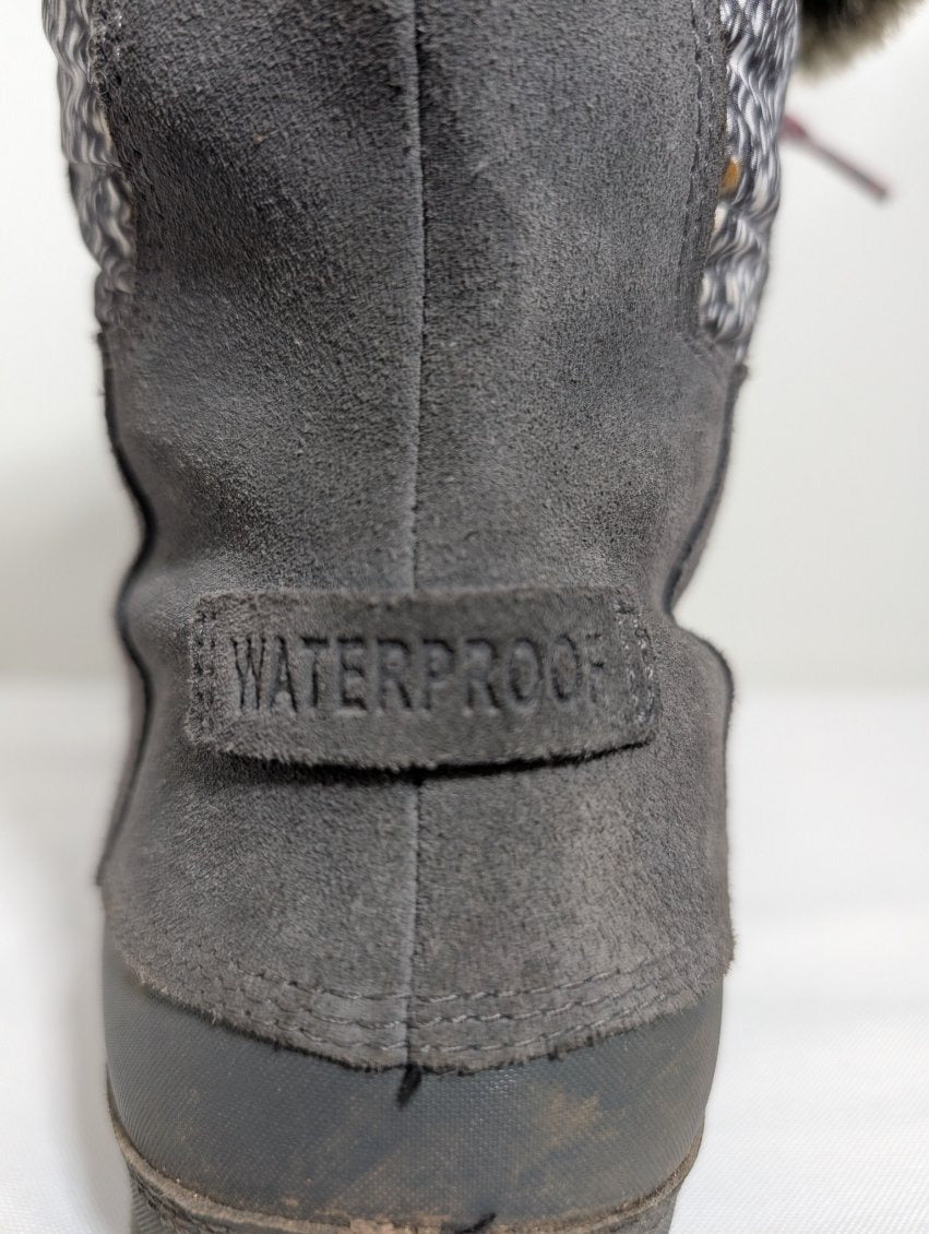 The North Face Nuptse Purna II Winter Boots Women's US 7 Grey - Image 9