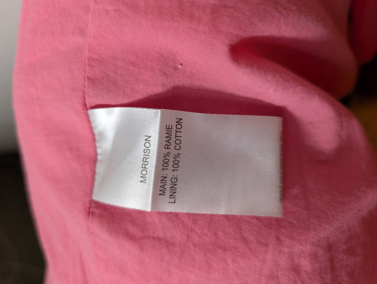Morrison One-Shoulder Tiered Midi Dress Pink Size 2 - Image 3