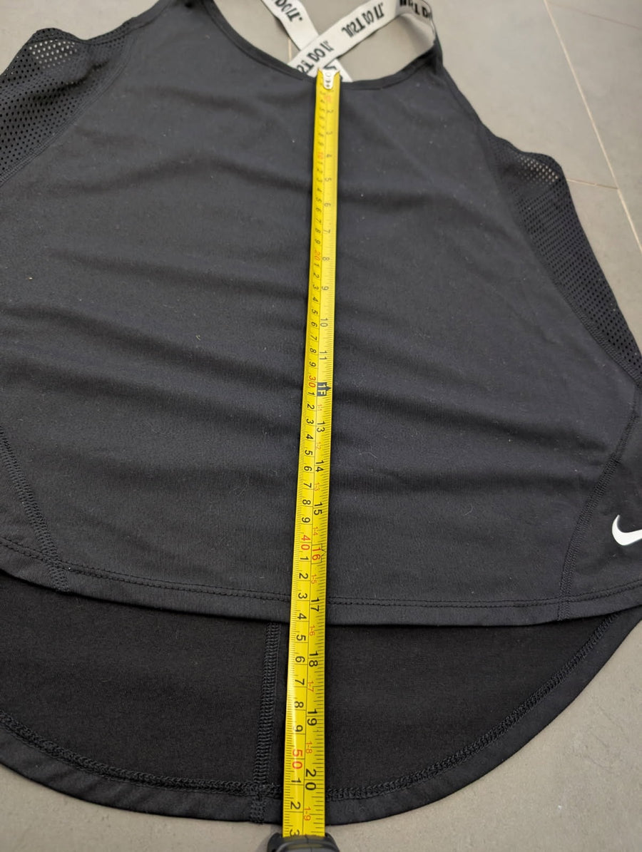 Nike Women's Just Do It Logo Strap Tank Top - Black Size M - Image 9