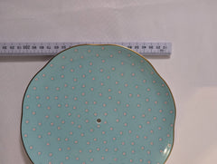 Wedgwood Harlequin Collection Polka Dot 2-Tier Cake Stand Bone China - Image 9