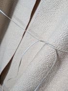 Evyie Textured Open Front Vest With Tie Waist Beige Size L - Image 3
