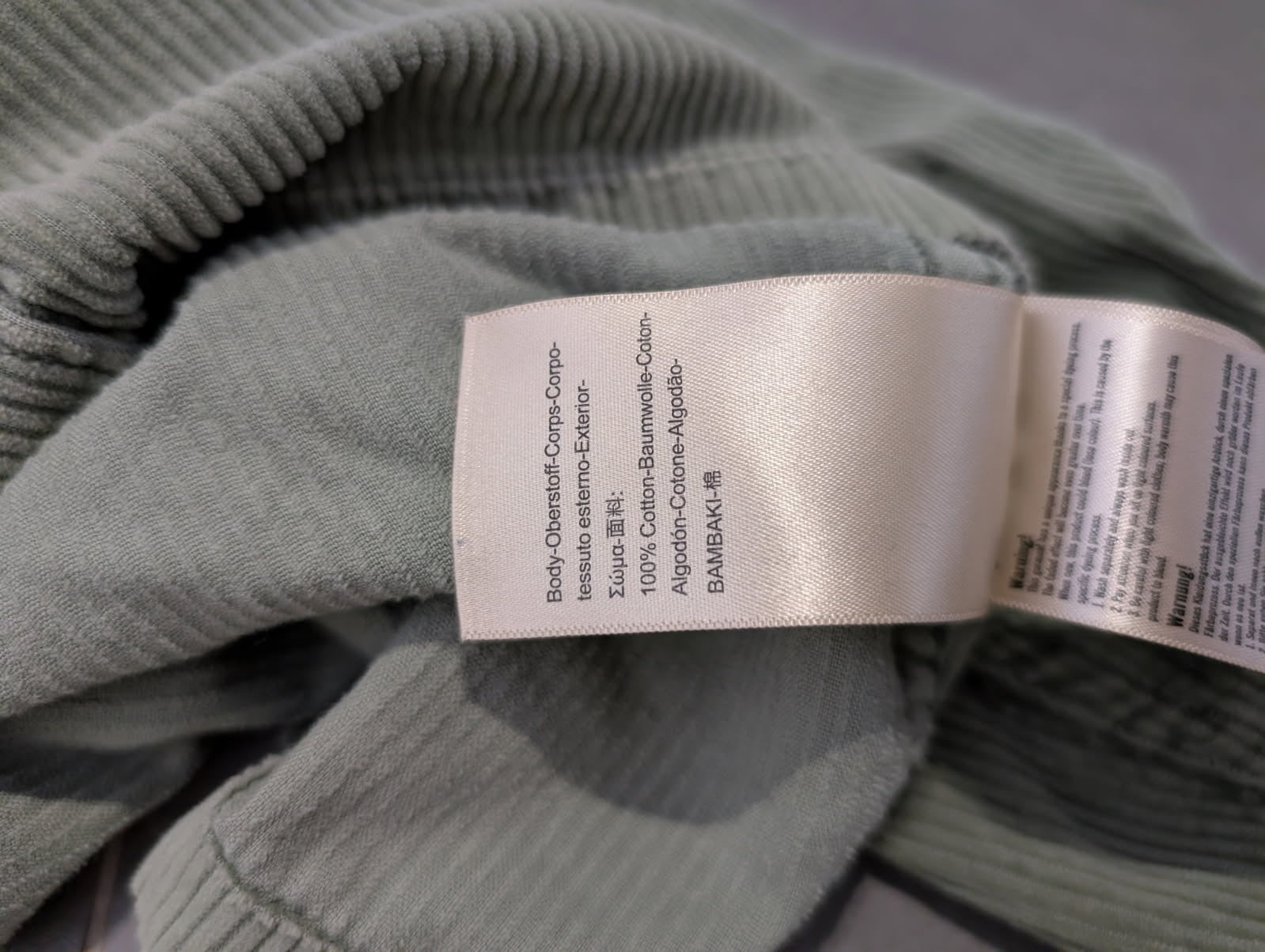 Scotch & Soda Men's Olive Green Corduroy Button-Down Shirt - Image 9