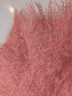 Mohair Blend Scarf Dusty Pink One Size - Image 3