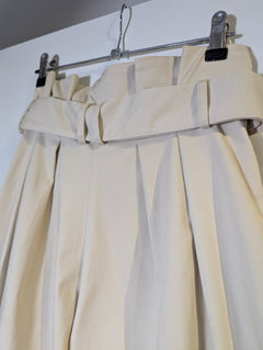 Anna Quan Emmett Wide-Leg Trousers Beige Size 8 - Image 9