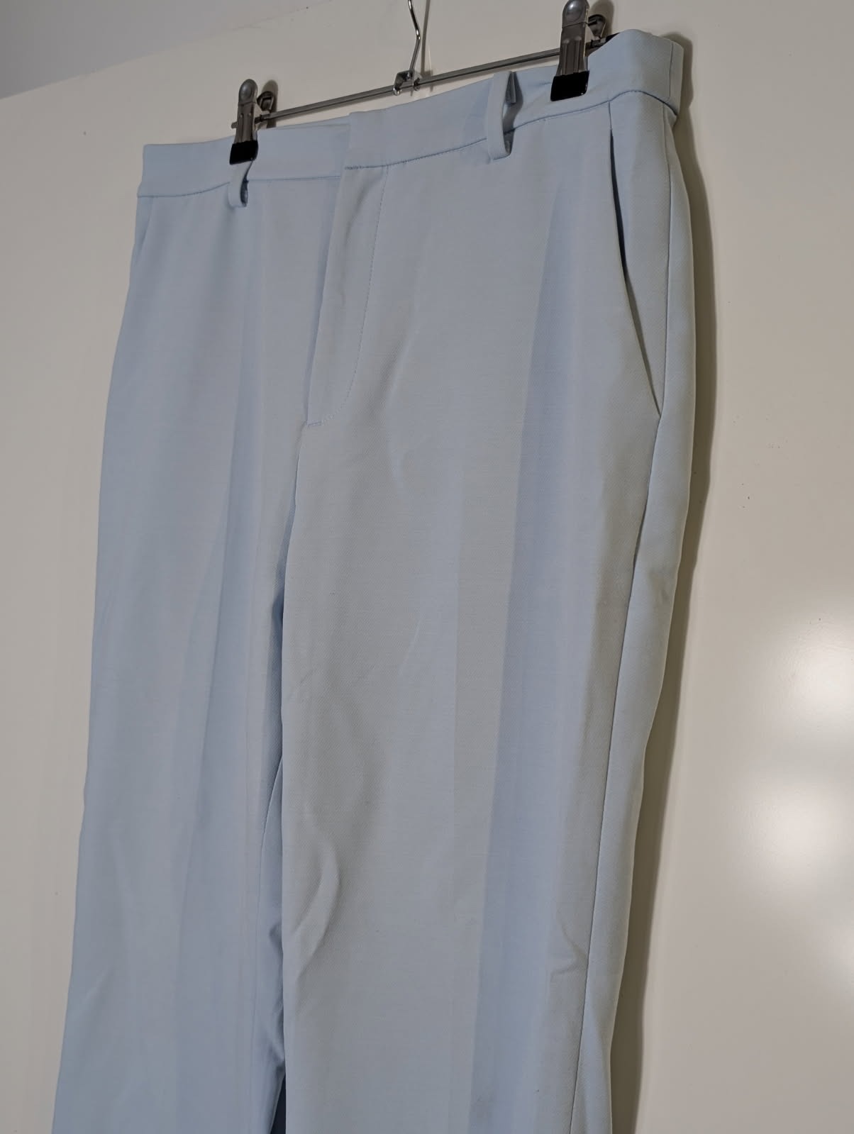 Uniqlo Light Blue Dress Trousers Women's Size L - Image 3