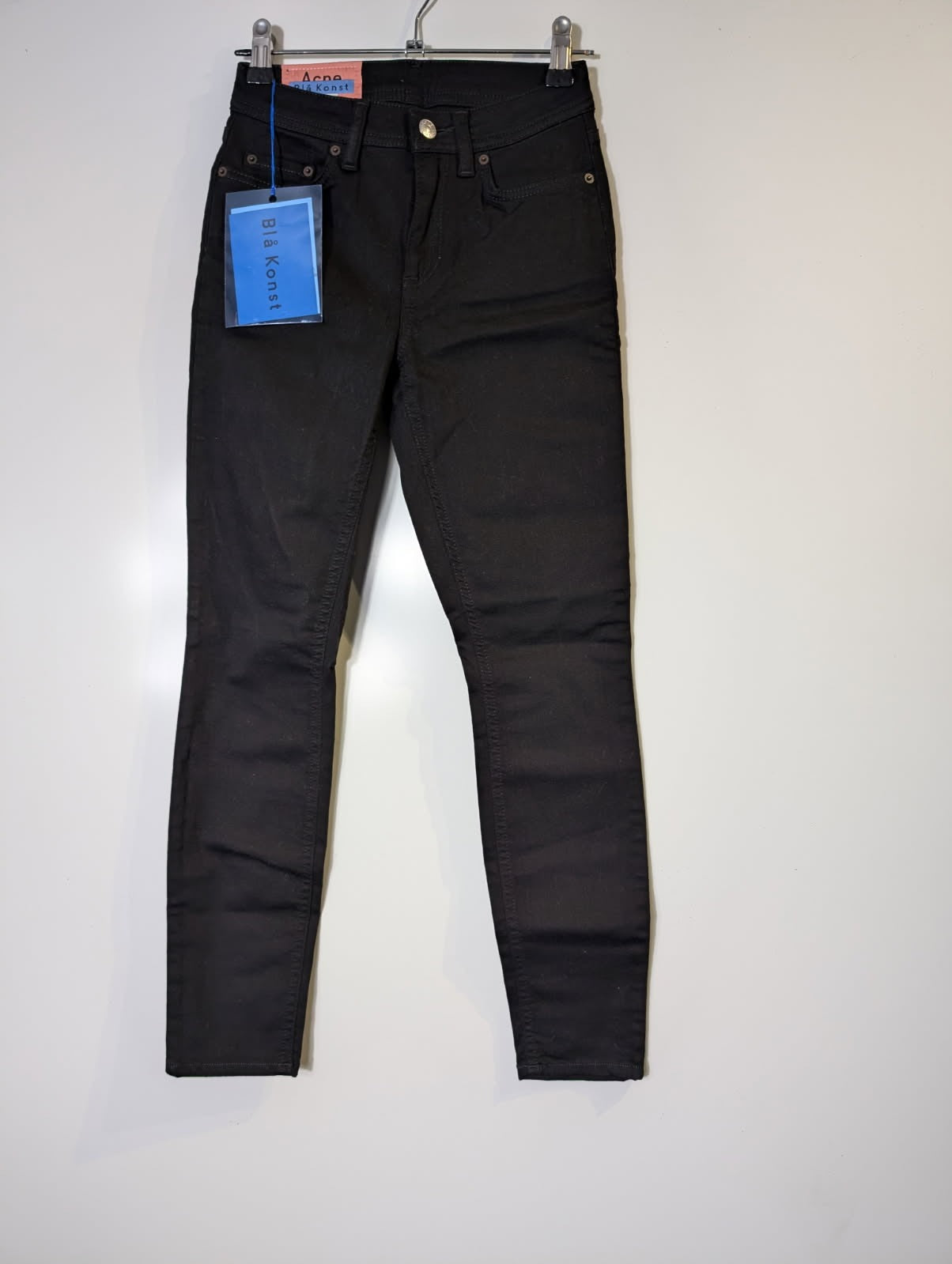 Acne Studios Blå Konst Climb Stay Black Denim Jeans Size 30D176-155 - Image 5