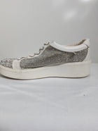 Carvela Kurt Geiger Crystal Embellished Platform Sneakers White - Image 9