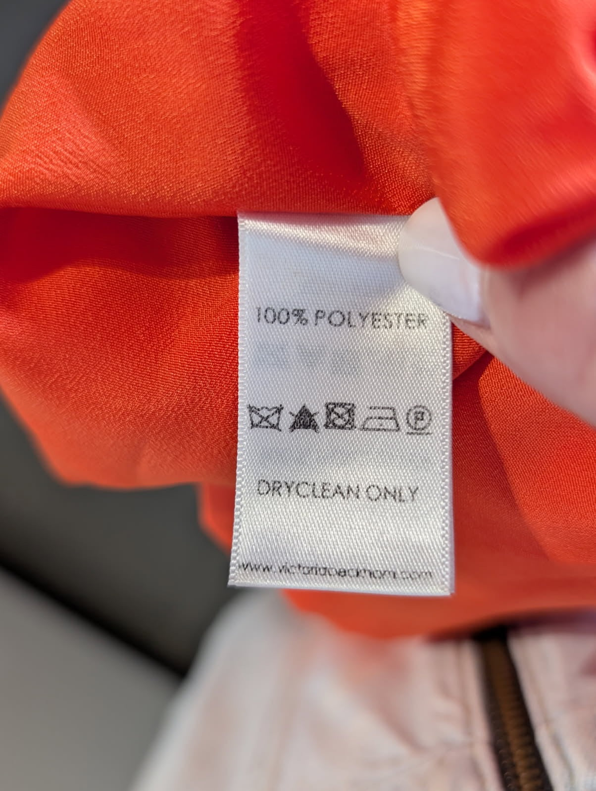 Victoria Beckham for Target Orange Short Sleeve Sheath Dress - US 4 - Image 9