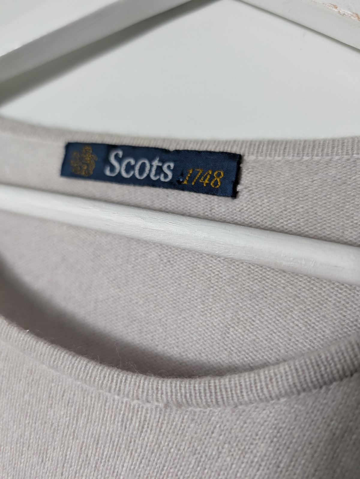 Scots 1748 Crew Neck Sweater Beige XL - Image 3