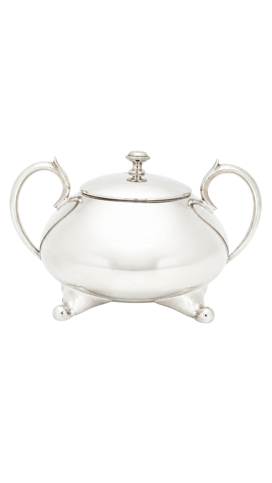 Vintage Silver Plated Sugar Bowl With Lid - Elegant Tableware - Image 1