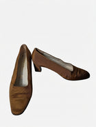 Robert Clergerie Vintage Grosgrain Ribbon Pumps Brown EU 36 - Image 1