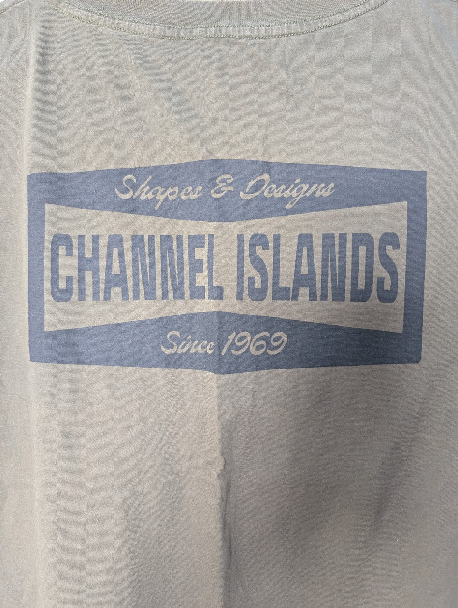 Channel Islands Surfboards Graphic T-Shirt Olive Green Men's Large - Image 4