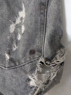 One Teaspoon Hawks Denim Shorts Distressed Grey - Image 7