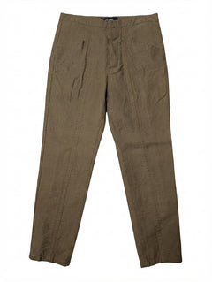 Isabel Marant Utah Linen Blend Trousers Bronze Size 36 - Image 1