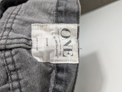 One Teaspoon Hawks Denim Shorts Distressed Grey - Image 8