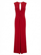 Ginger & Smart Twist-Front Maxi Dress Red Women's Size 8 - Image 1
