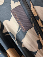 Ginger & Smart Abstract Print Jumpsuit Dark Blue and Tan Size 8 - Image 4