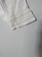 Eberjey Gauze Lace Trim Romper White Women's M/L - Image 2