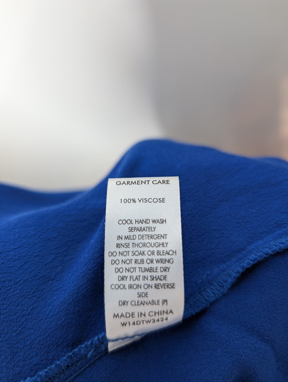 Diana Ferrari Pleated Front Blouse Royal Blue Women's Size 16 - Image 7
