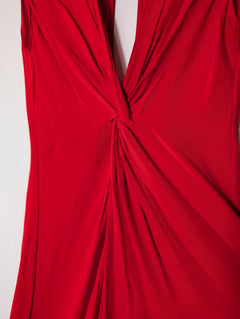 Ginger & Smart Twist-Front Maxi Dress Red Women's Size 8 - Image 2