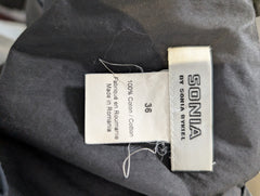 Sonia by Sonia Rykiel Ruffle Peplum Top Black Size 36 - Image 4