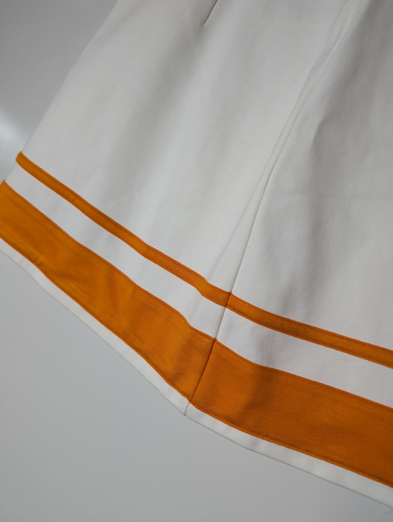 Maeve by Anthropologie Striped Mini Skirt White and Orange Size XL - Image 2