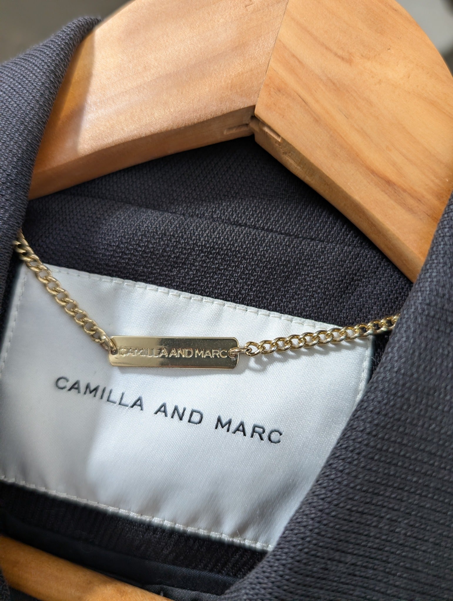 Camilla and Marc Marguerite Double Breasted Blazer Black AU 10 - Image 4