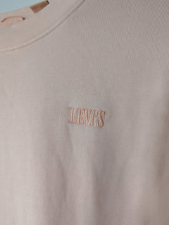Levi's Embroidered Logo Crewneck Sweatshirt Pink Size S - Image 2