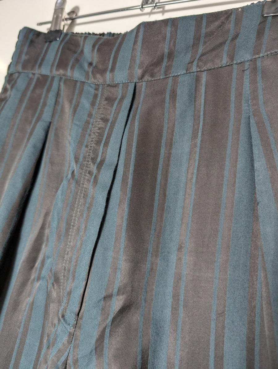 Ginger & Smart Abstract Print Jumpsuit Dark Blue and Tan Size 8 - Image 9