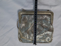 Oroton Vintage Metal Mesh Evening Bag Silver - Image 7