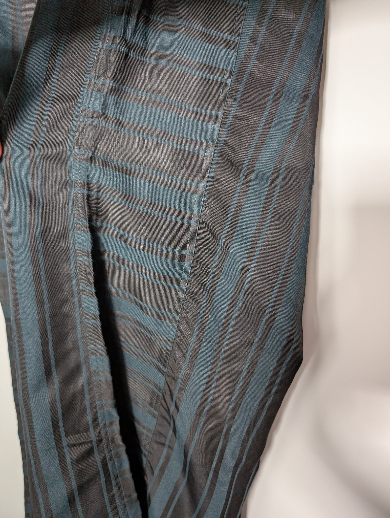 Ginger & Smart Abstract Print Jumpsuit Dark Blue and Tan Size 8 - Image 10