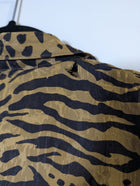 JMT Exclusively Designed Silk Shirt Leopard Print Size 34 - Image 10