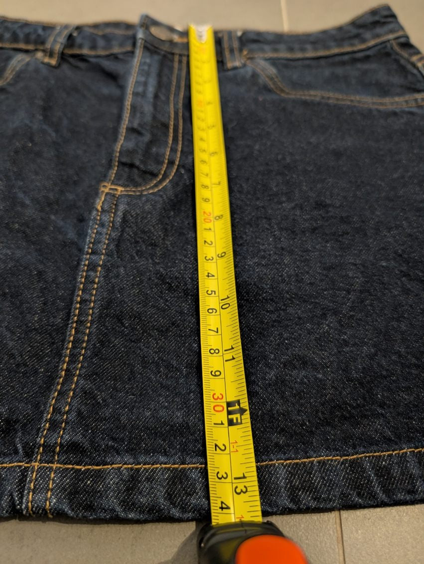 Cotton On Women's Dark Wash Denim Mini Skirt - Size 30 - Image 10
